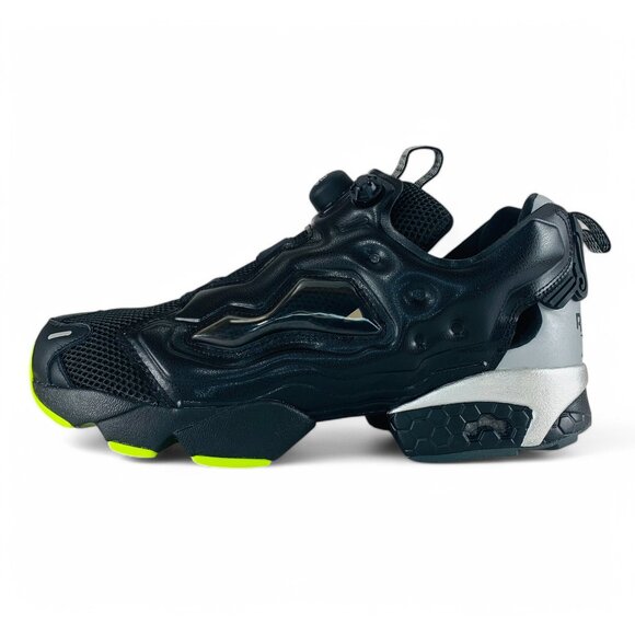 Reebok X Aries InstaPump Fury 94 Black Grey Lime Men's Shoes Sneakers 100208650